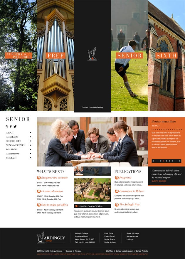 Ardingly home page